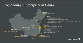 China footprint